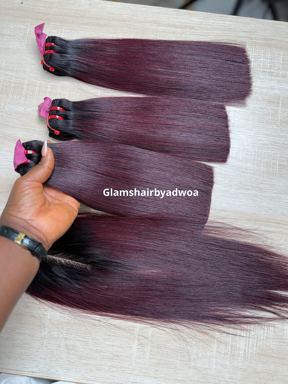 Thumbnail: VIETNAMESE SDD BONE STW BURGUNDY BUNDLES