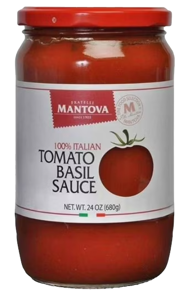 Mantova Tomato Basil Sauce 680g/24oz