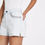 Thumbnail: Light blue embellished denim hot pants