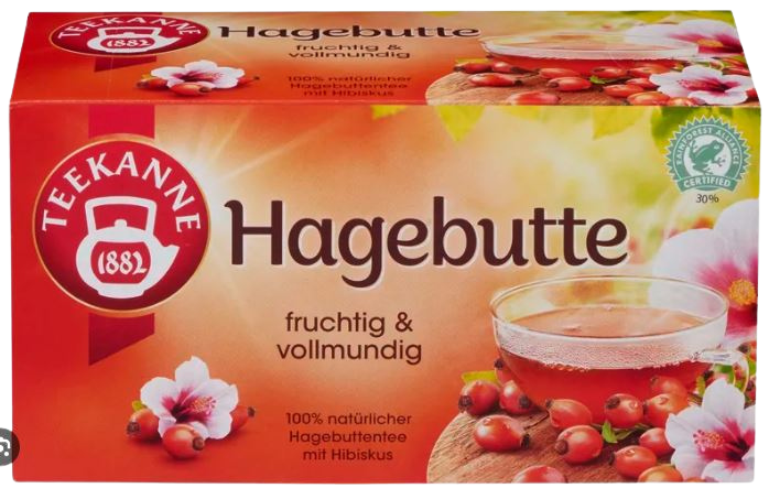 Teekanne Hagebutte (Rosehip) 70g