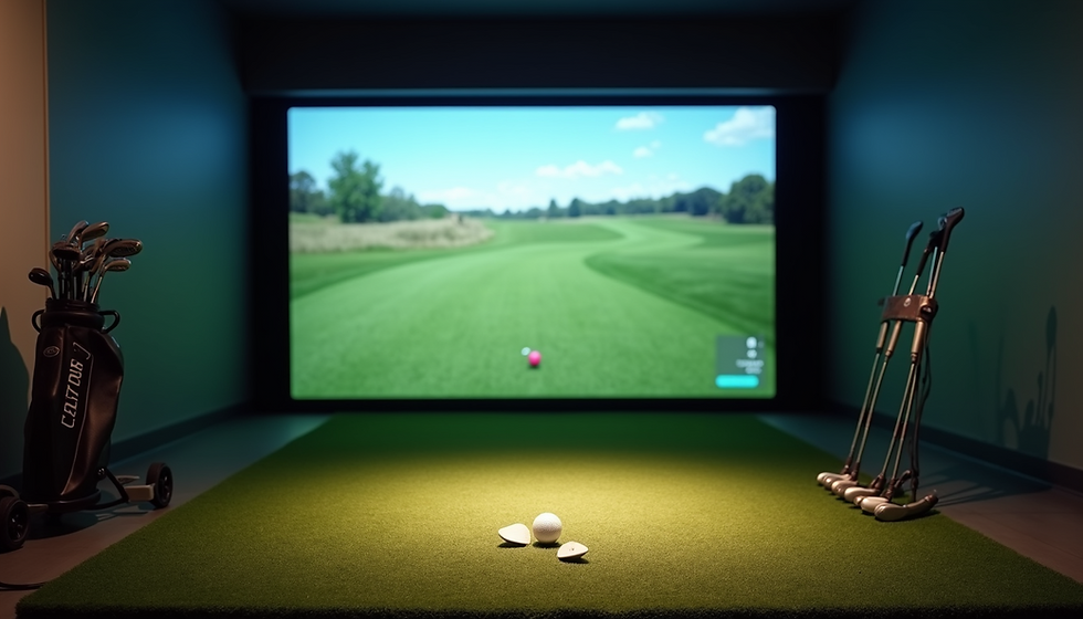 indoor golf simulator