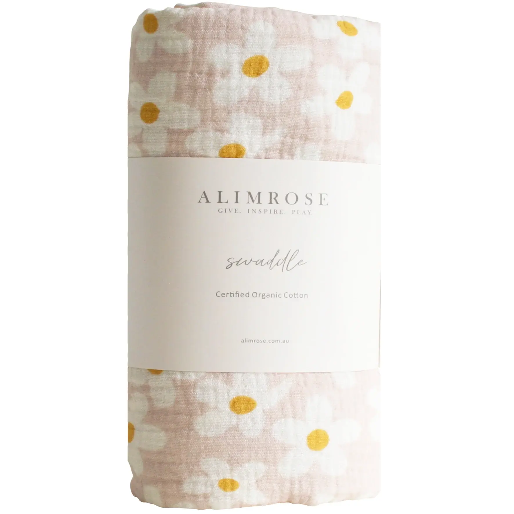 Alimrose Muslin Baby Wrap - Large Daisies