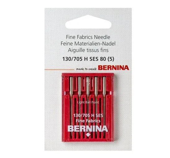 Bernina Machine Needles - Fine Fabrics 80/12