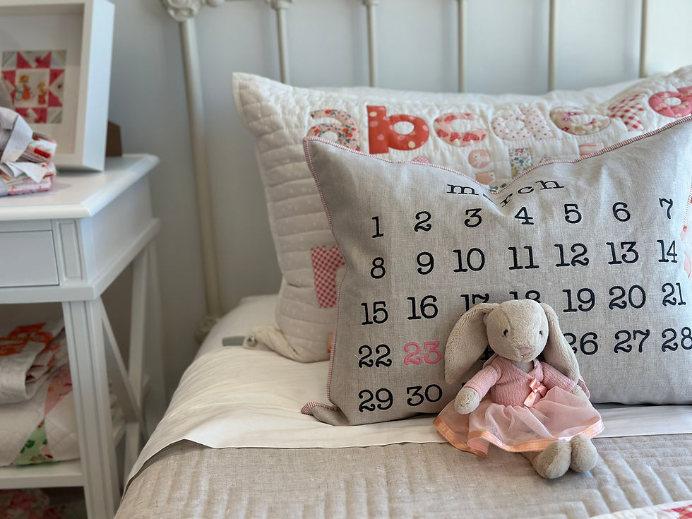 Thumbnail: 2026 MACHINE EMBROIDERY - My Special Day Pillow, Saturday 29th August