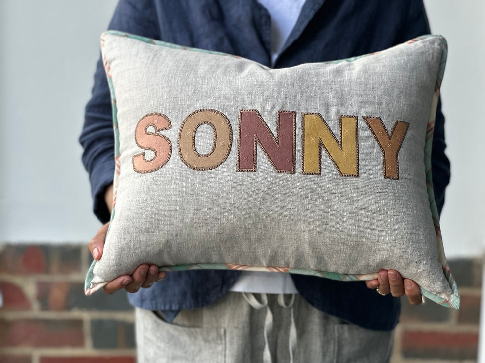Thumbnail: 2026 MACHINE EMBROIDERY -Appliqué Name Pillow, Thursday 28th May