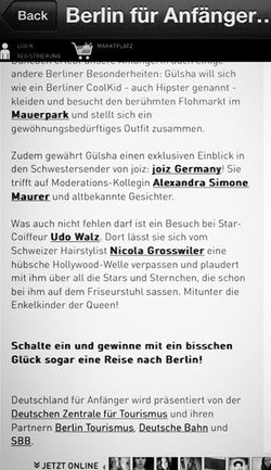 TV SHOW BERLIN FÜR ANFÄNGER