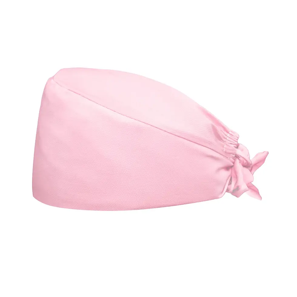 Thumbnail: Solid color Cotton scrubs caps Nursing Unisex adjustable