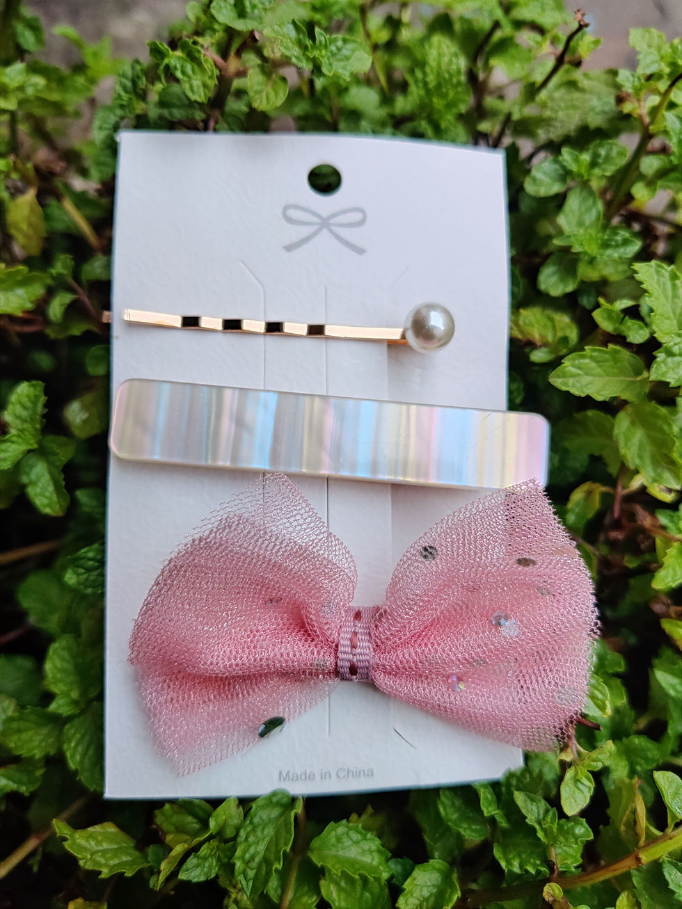 Thumbnail: Fancy 3 Hair Clips card Set