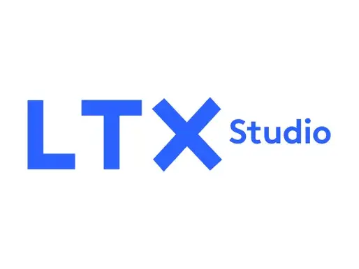 LTX Studio logo, featured in article on lightricks ltxv model, highlighting real-time AI video generation, live edits, and open source availability.