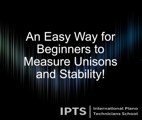 "Mastering the Basics: A Beginner's Guide to Assessing Unisons and Stability in Piano Tuning"