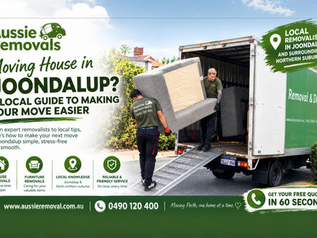 Moving House in Joondalup? A Local Guide to Making Your Move Easier