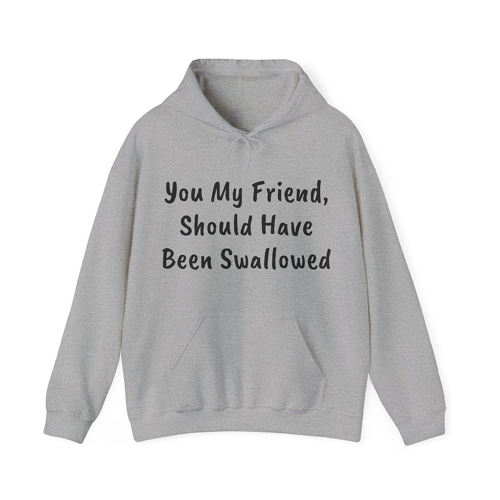 You My Friend Should Have Been Swallowed Hoodie