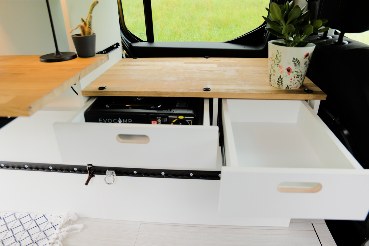 Kocheinheit und eine Menge Stauraum .