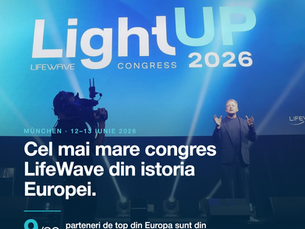 LightUP 2026 — Cel mai mare Congres LifeWave din Europa-9 din primii 20 TOP parteneri europeni sunt români 🇷🇴