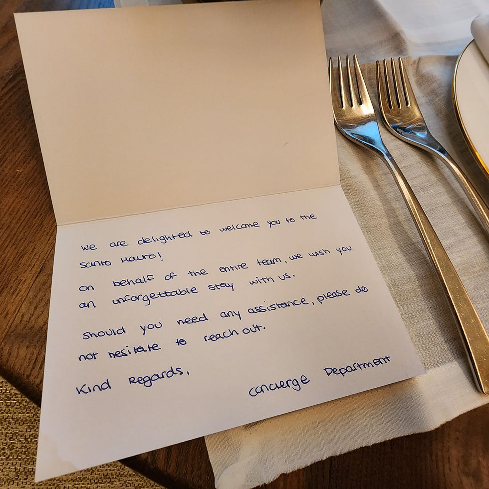 Linda in Santo Mauro Hotel, Madrid