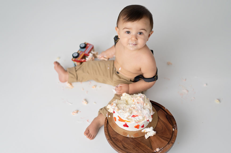 baby boy 1st birthday cake smash photo session, Corpus Christi, Texas