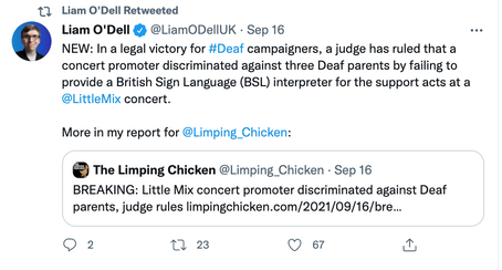 Landmark case for BSL Access