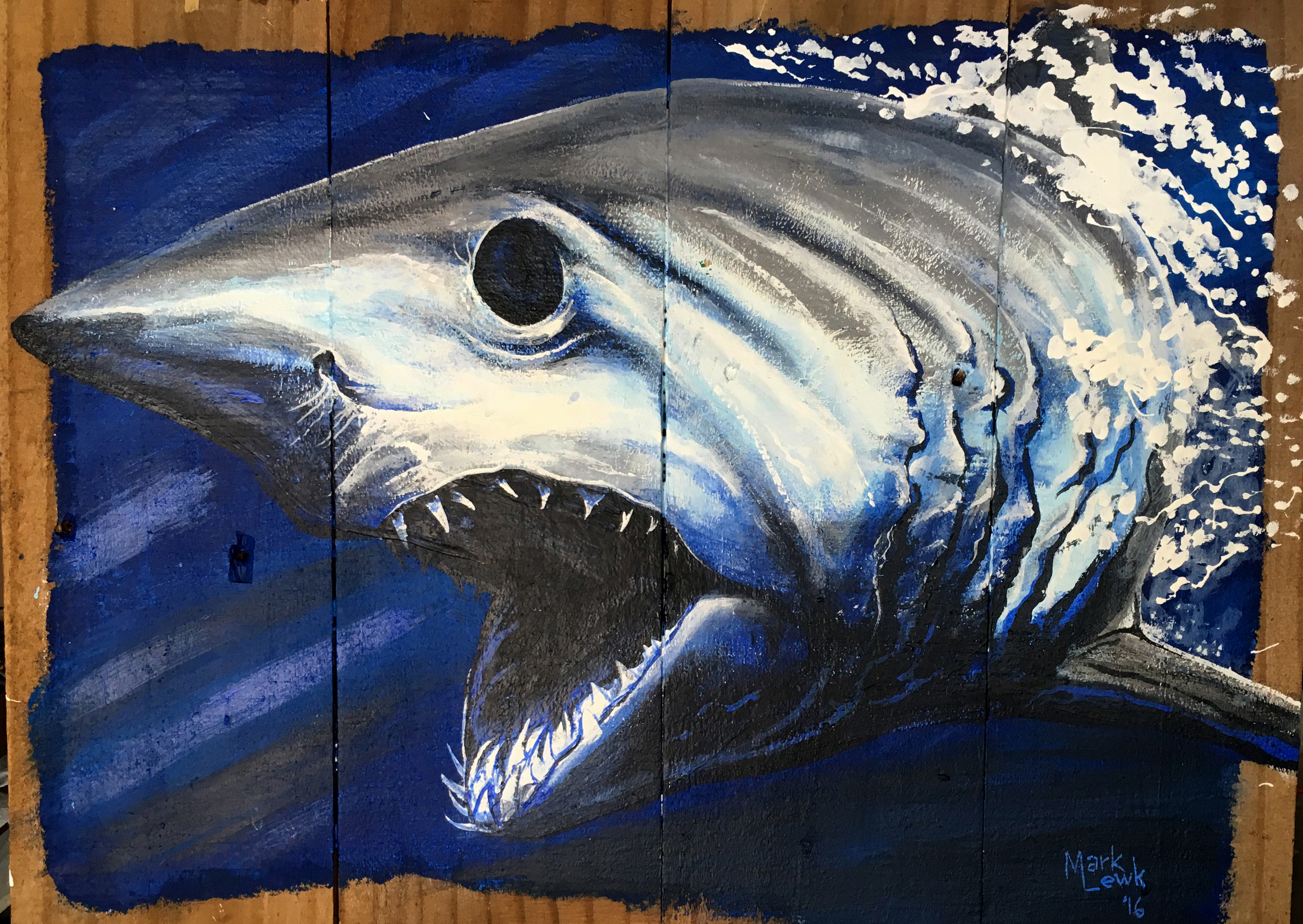 акула красками. акуленок туруру герои. акула искусство. рисунок акулы акрилом. акула картины художников.