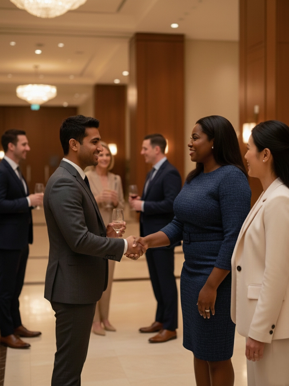 Peerless Etiquette Founder teaching Business Etiquette