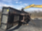 Blasting the underbody of trailer