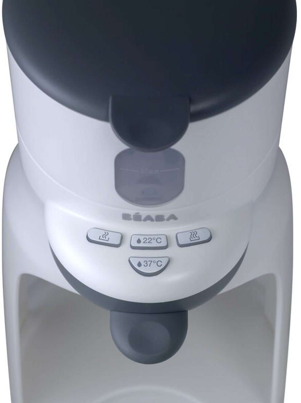 Thumbnail: BEABA Bib Expresso -Grey/White