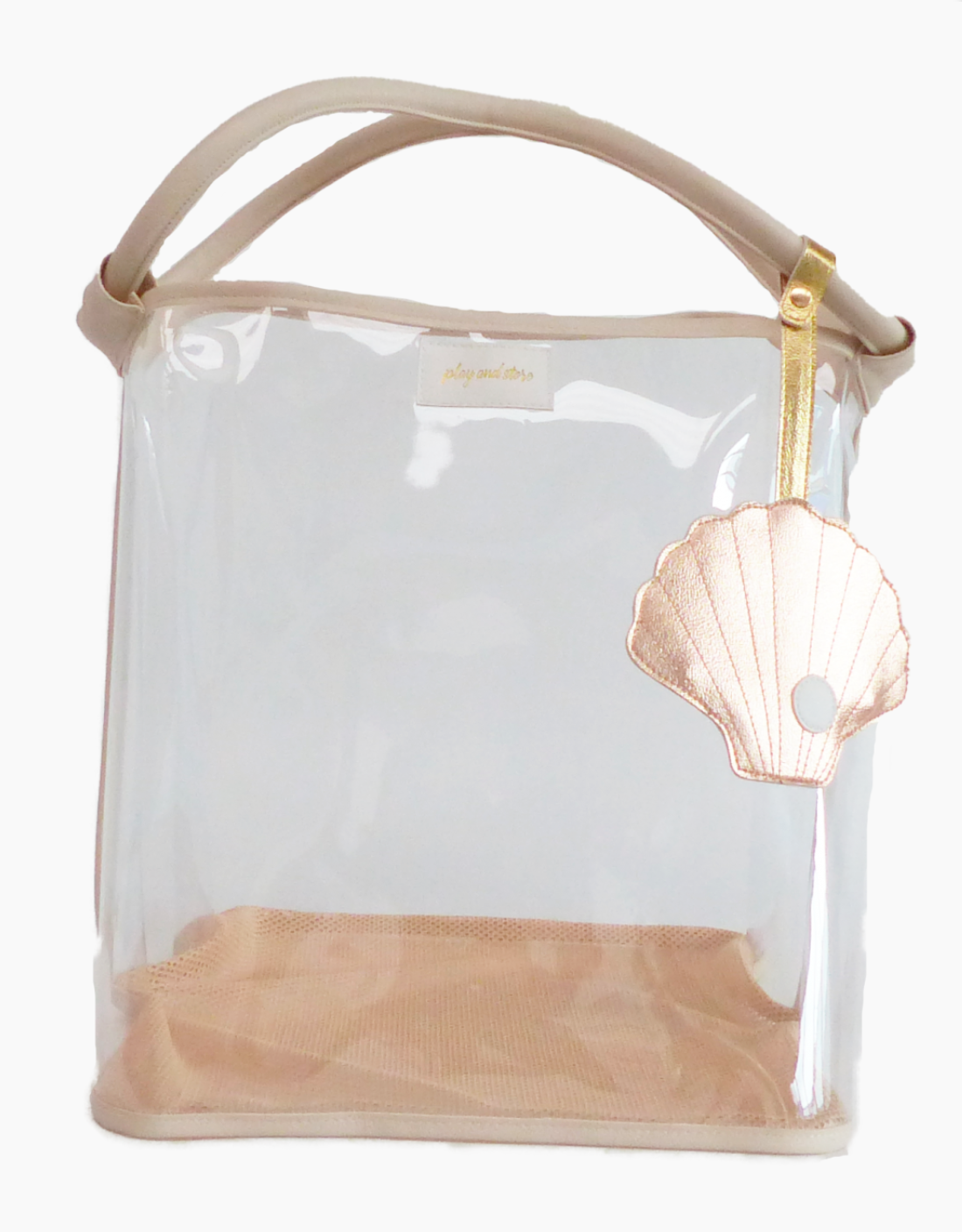 Play & Store BeachBag - Beige (with net)