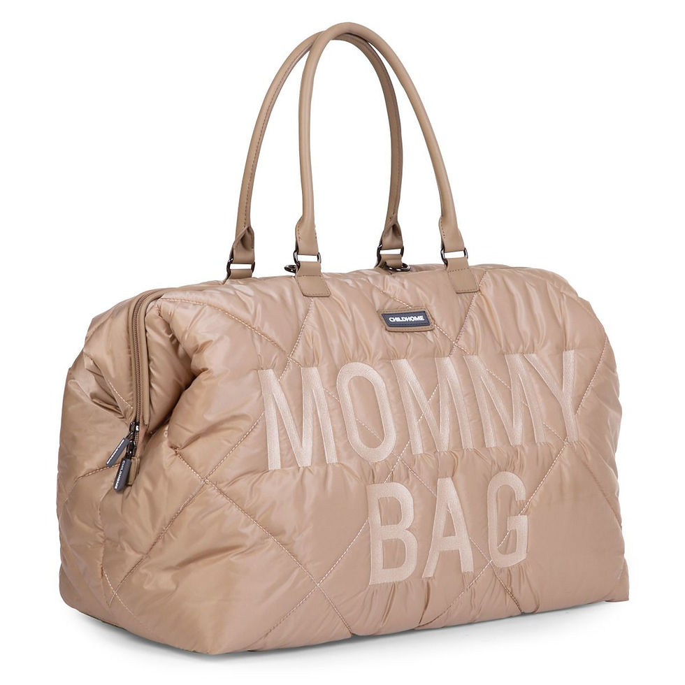Thumbnail: Childhome - Mommy Bag Nursery Bag - Puffered - Beige