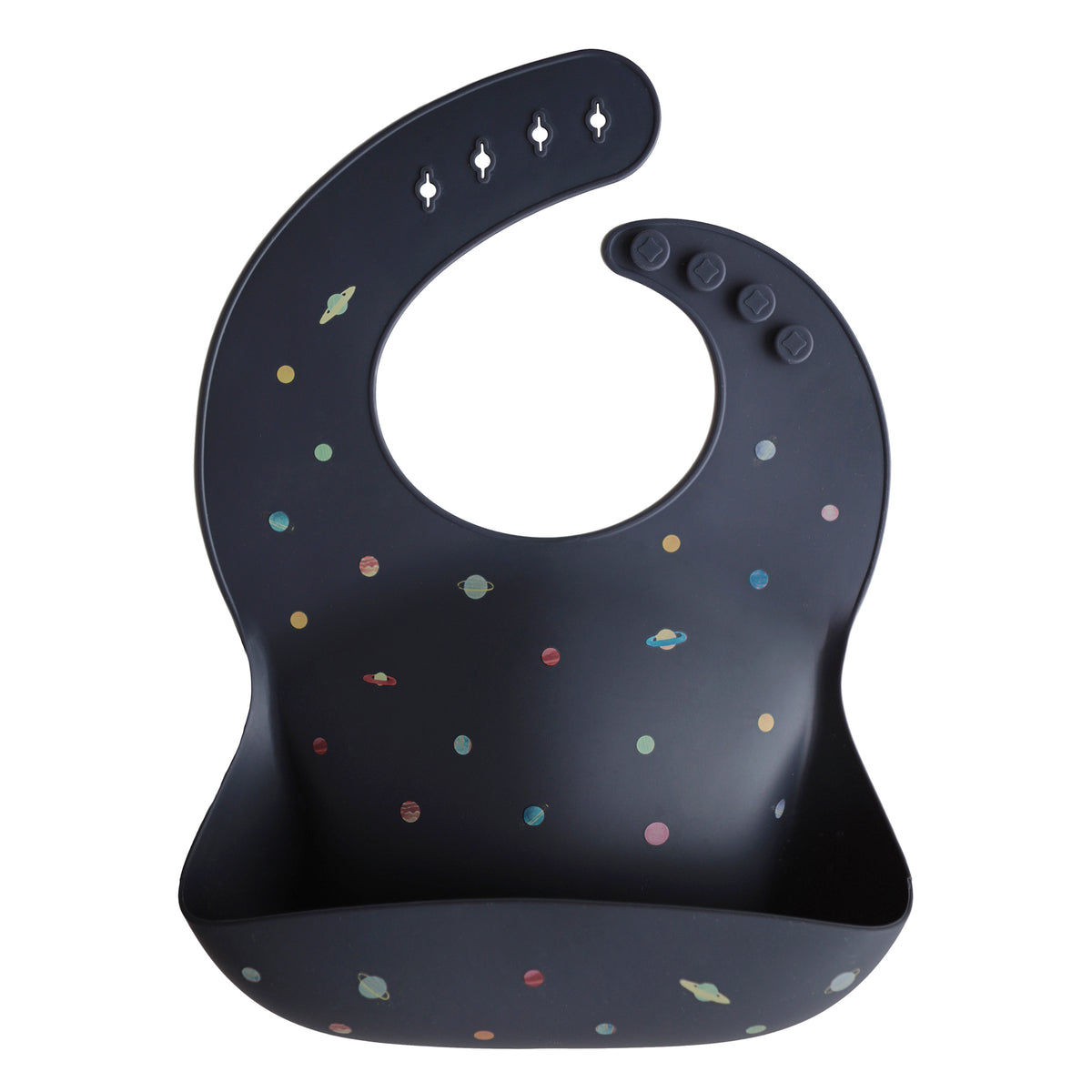 Mushie Silicone Bib Planets