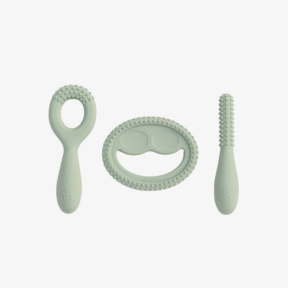 Thumbnail: ezpz oral development tools (Teethers) - Blush