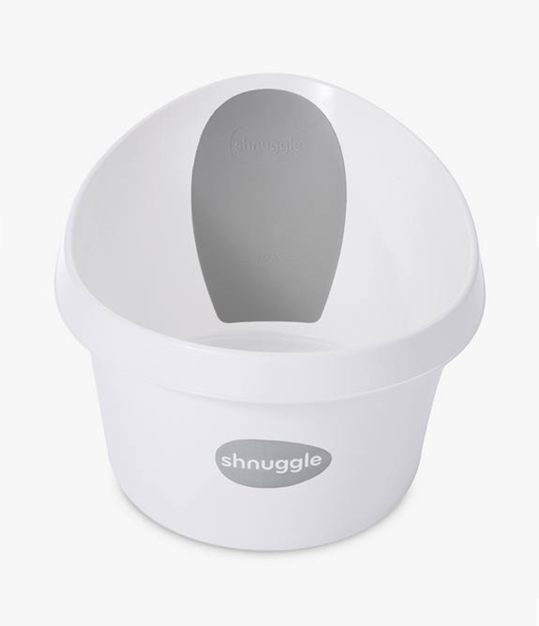 Shnuggle Toddler Bath - White/Dark Grey