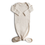 Thumbnail: Mushie Ribbed Knotted Baby Gown (Ivory)