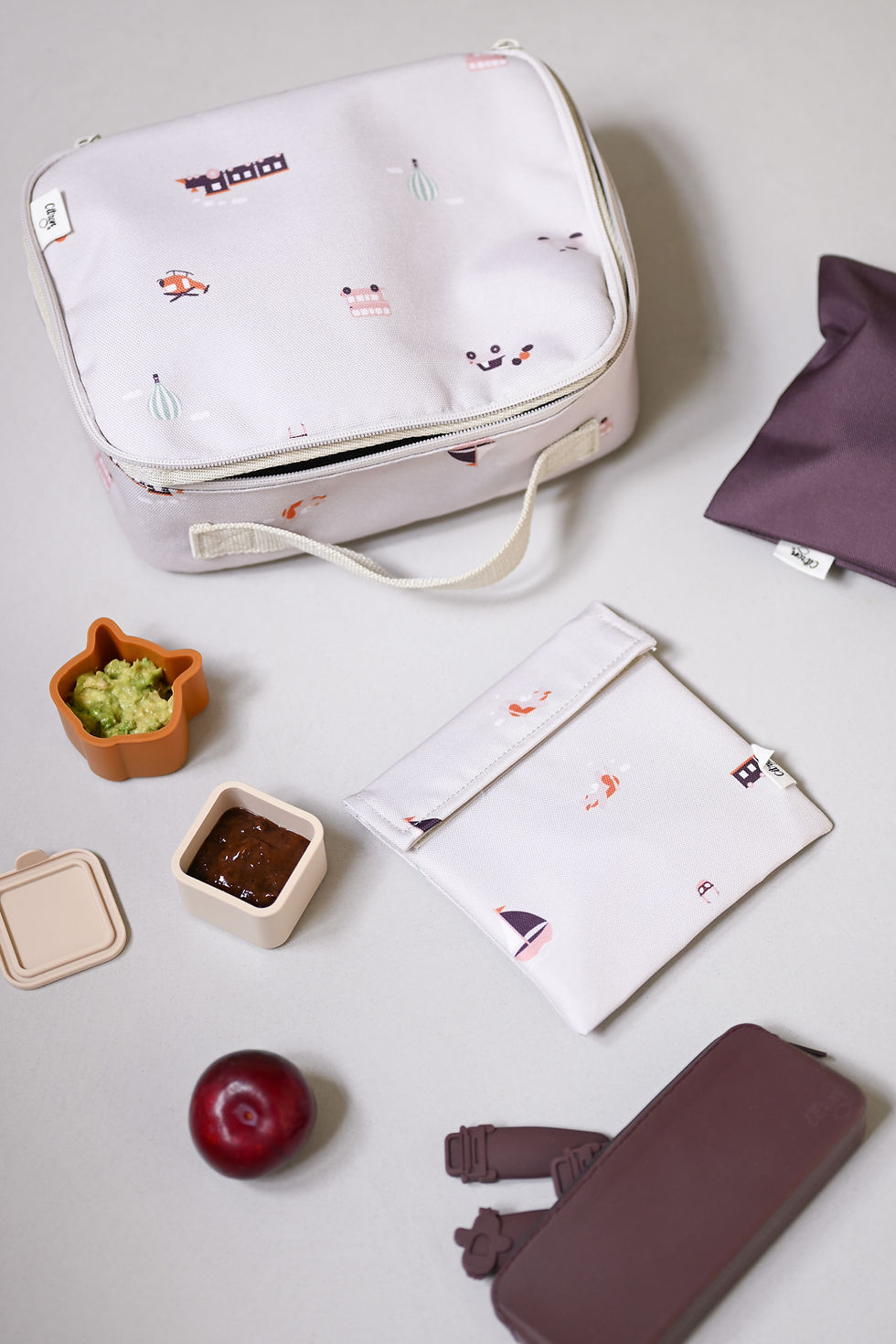 Thumbnail: CITRON Reusable Sandwich Bag - Set of 2 - Vehicles