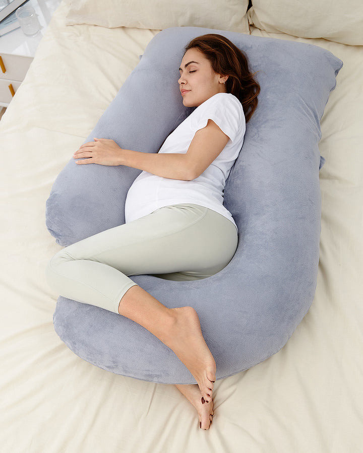 Thumbnail: Momcozy - Huggable - Cooling U Shaped Maternity Body Pillow