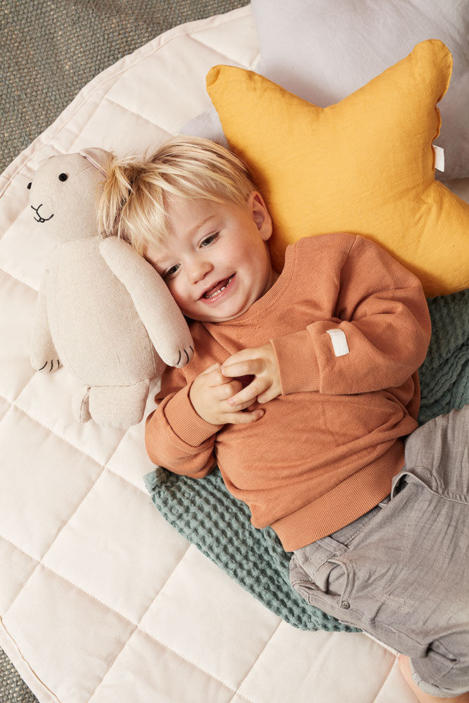 Thumbnail: Kids Concept Pavilion Tent with Round Cotton Playmat Ivory
