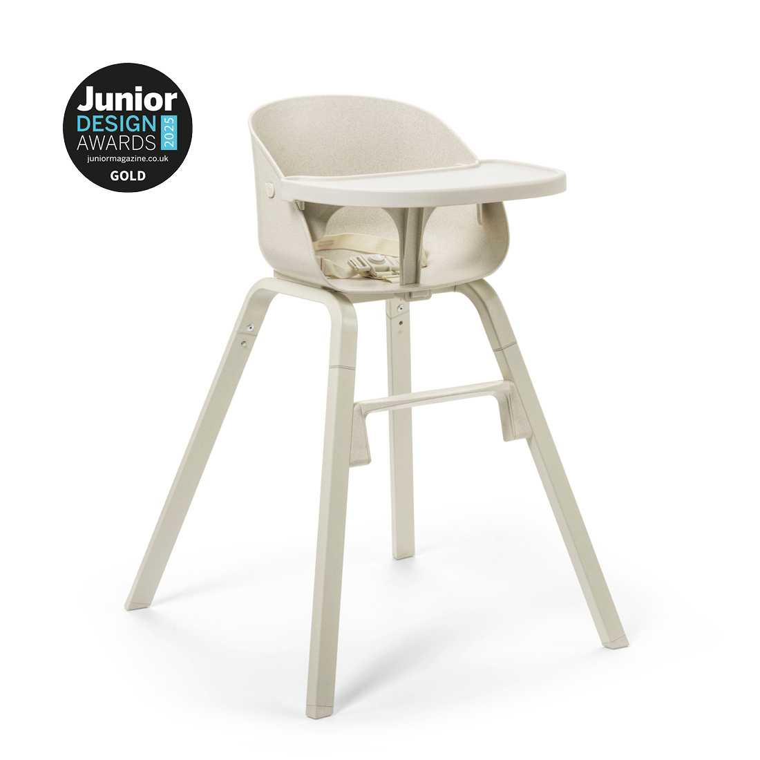 ELODIE GRACE High Chair - Vanilla White