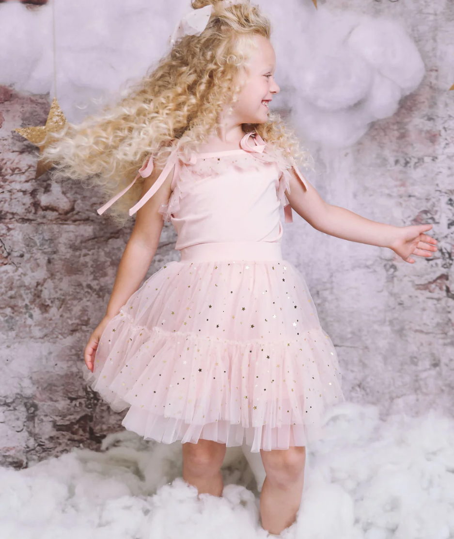 Thumbnail: DOLLY STARS & MOON ⭐️ 🌙 TULLE TUTU Ballet Pink (1-3Y)