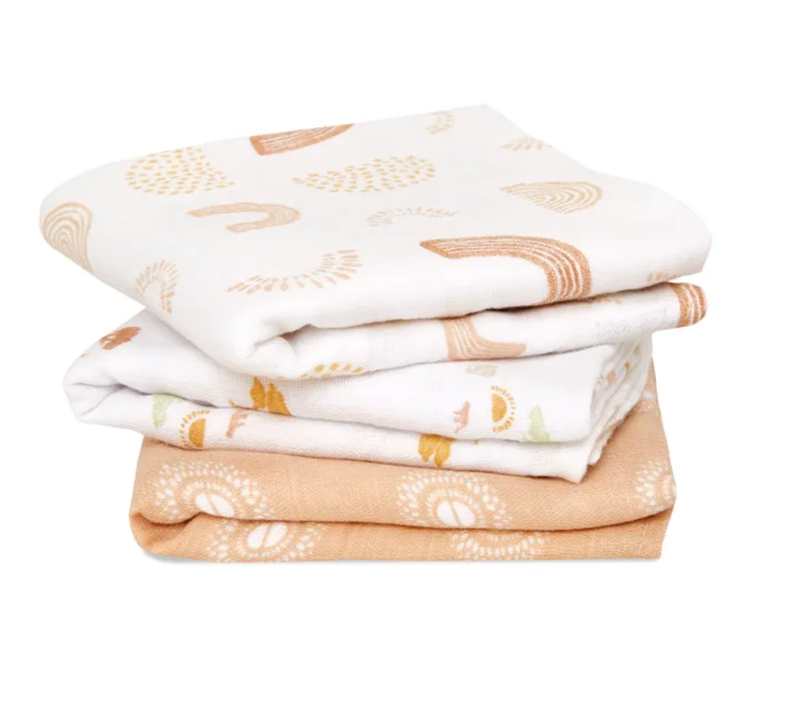 aden + anais Keep Rising 3 Pack Muslin Squares