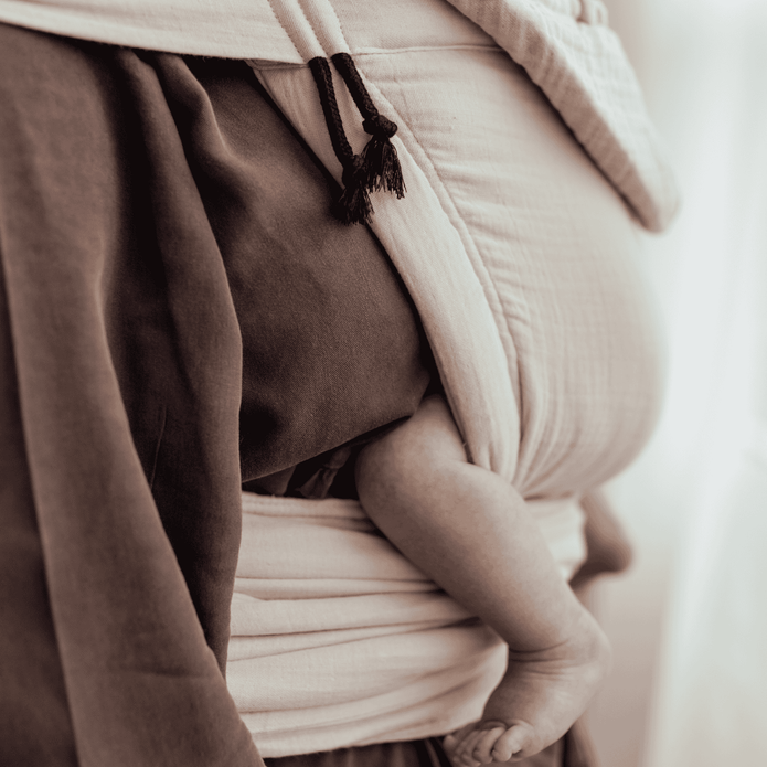 Thumbnail: Ilmaha Mei Tai Baby Carrier - Champagne