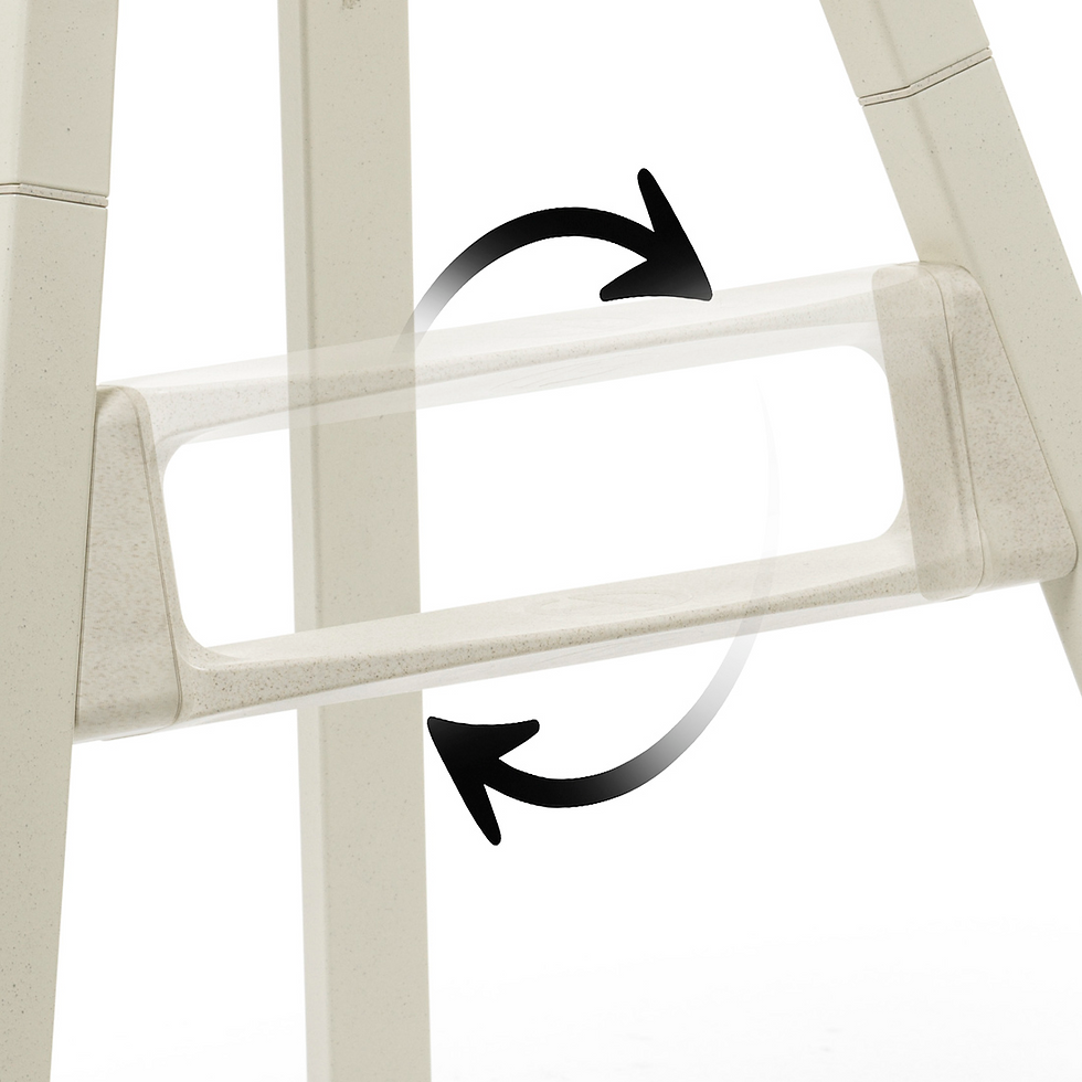 Thumbnail: ELODIE GRACE High Chair - Vanilla White