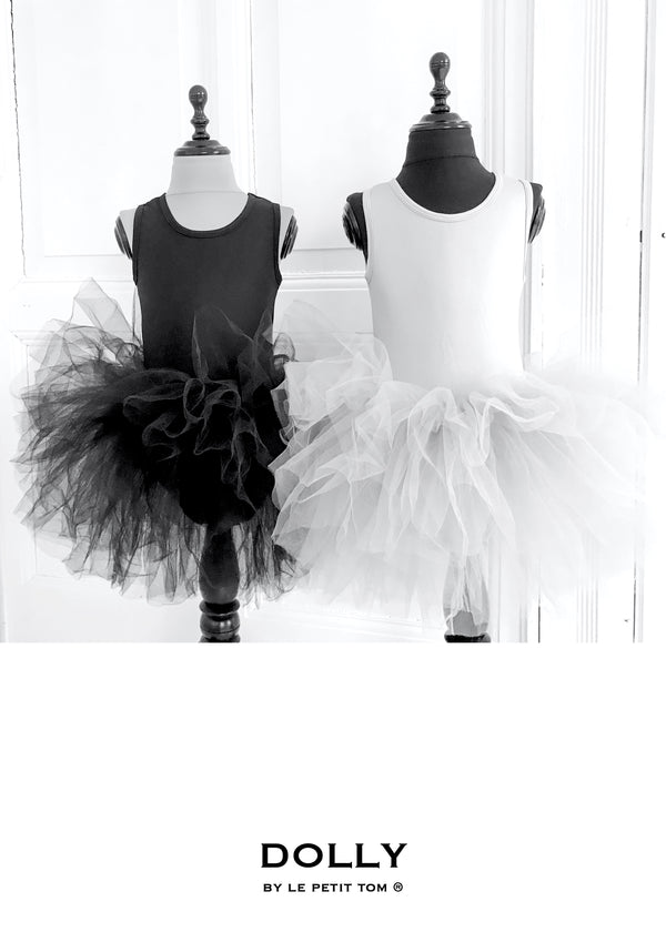 Thumbnail: DOLLY BY LE PETITE TOM - Ballerina Tutu Dress - Classic White (newborn-12months)
