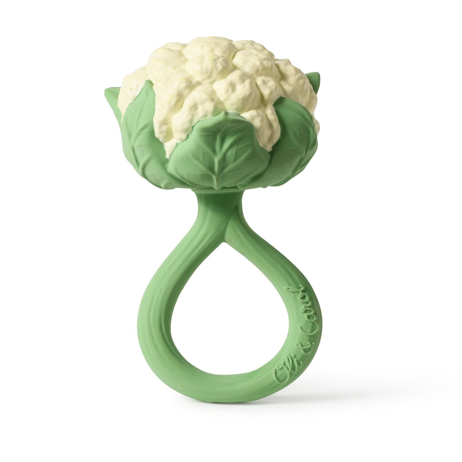 Oli & Carol Cauliflower Rattle Toy & Teether