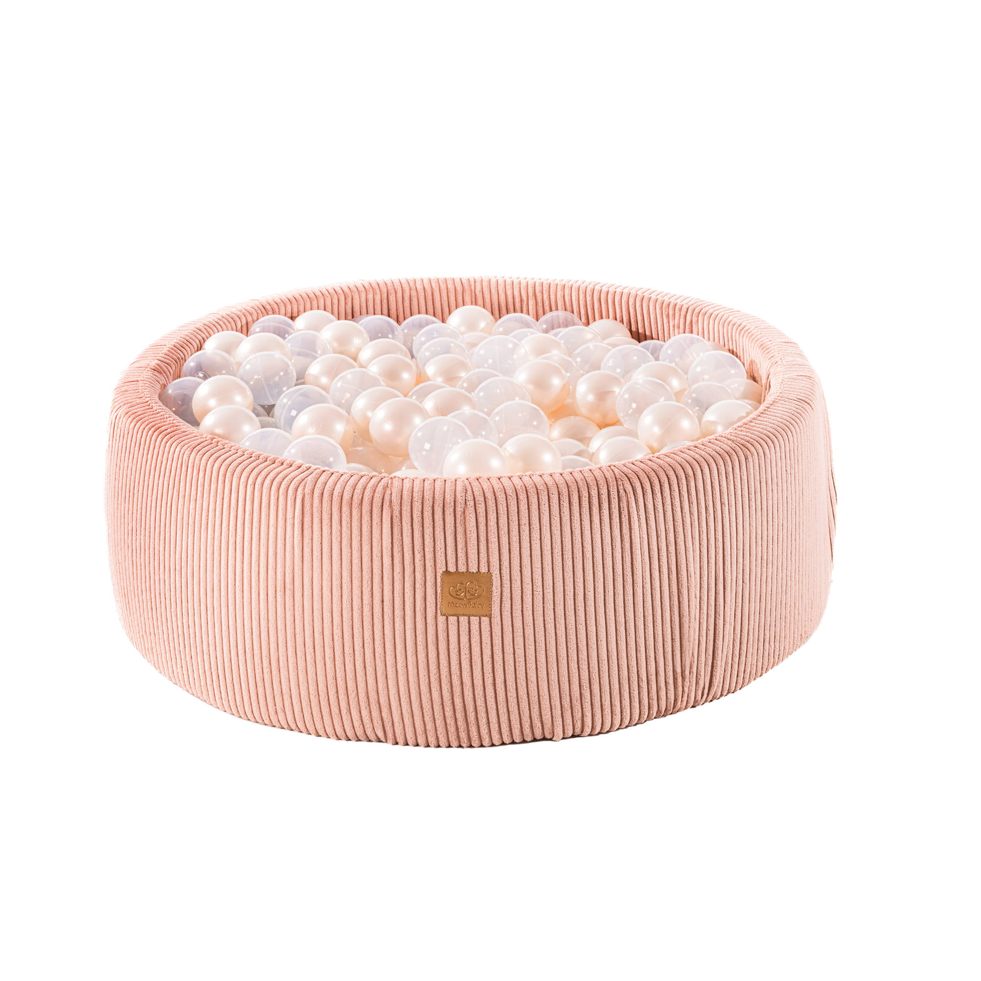 Meow Baby Aesthetic Round Ball Pit with 200 Balls - Pink Sherbert