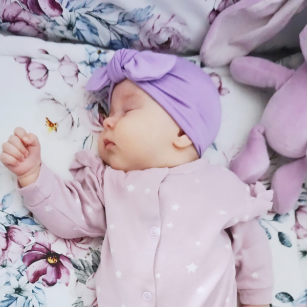 Thumbnail: Maylily Bamboo Turban - Beige - 1-6 months
