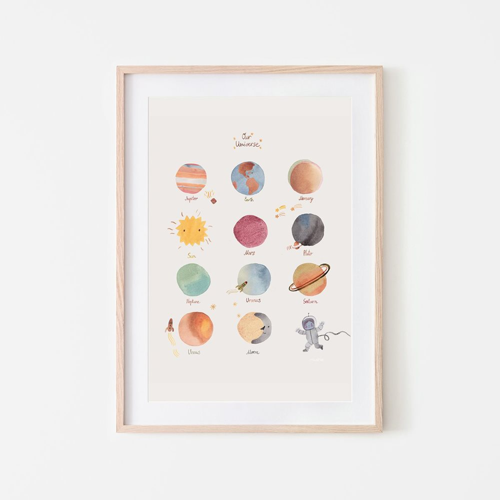 Mushie Space Poster (Medium size)