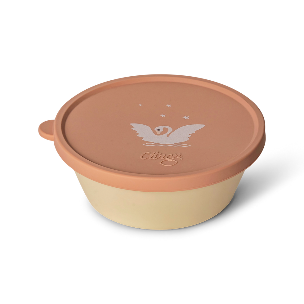Thumbnail: CITRON - Silicone bowl cover - Ballerina Swan (*BOWL NOT INCLUDED)