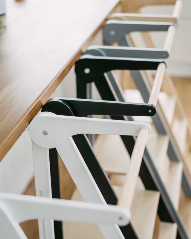Thumbnail: Leg & Go Foldable Helper Learning Tower - Grey