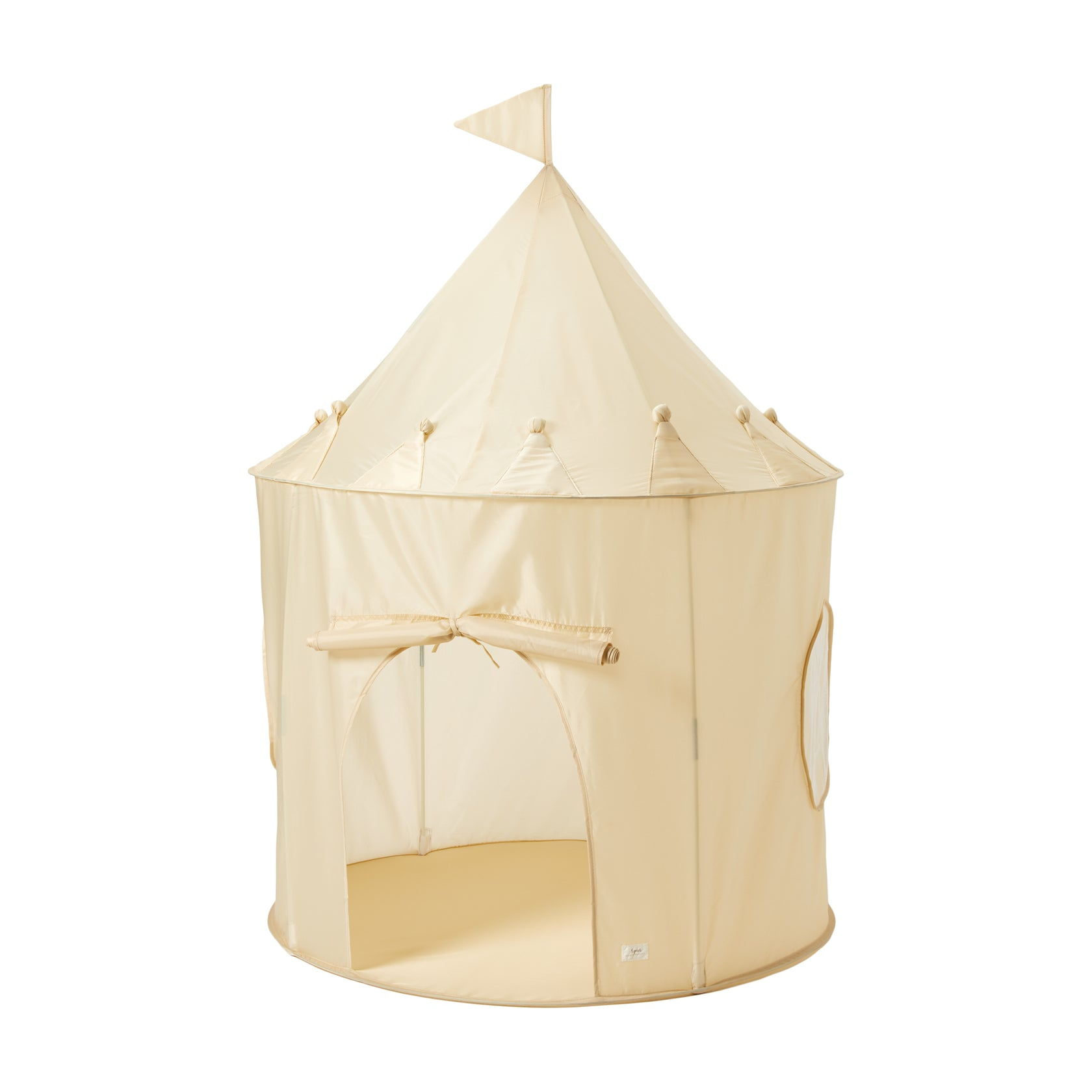 3 sprouts cream recycled fabric play tent