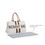 Thumbnail: Childhome Mommy Bag Nursery Bag Off white with Black & Gold Stripes