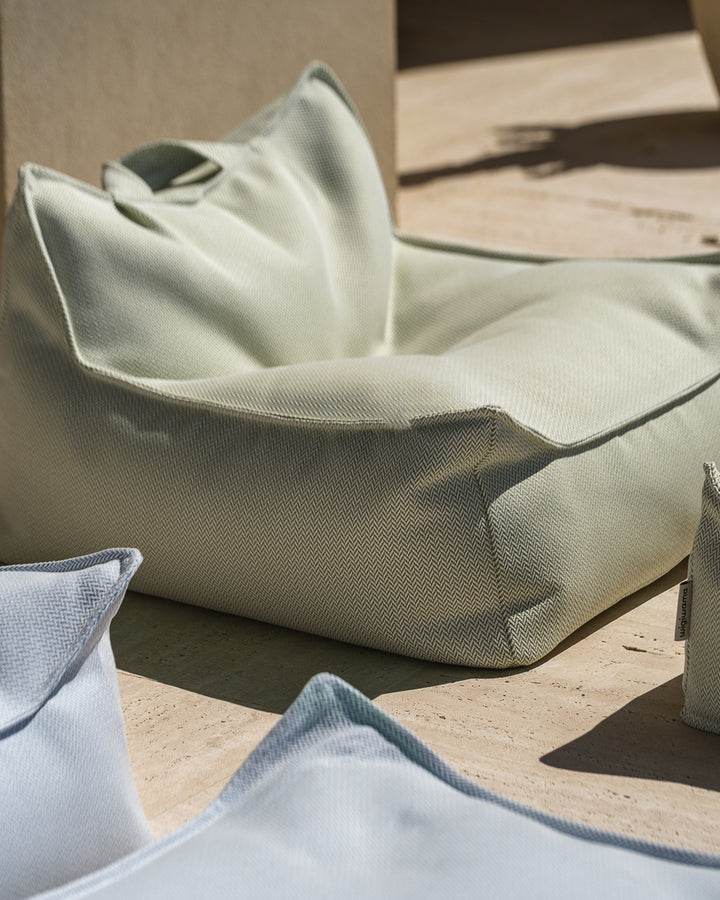 Thumbnail: Wigiwama Ottoman Outdoor Collection - Azure