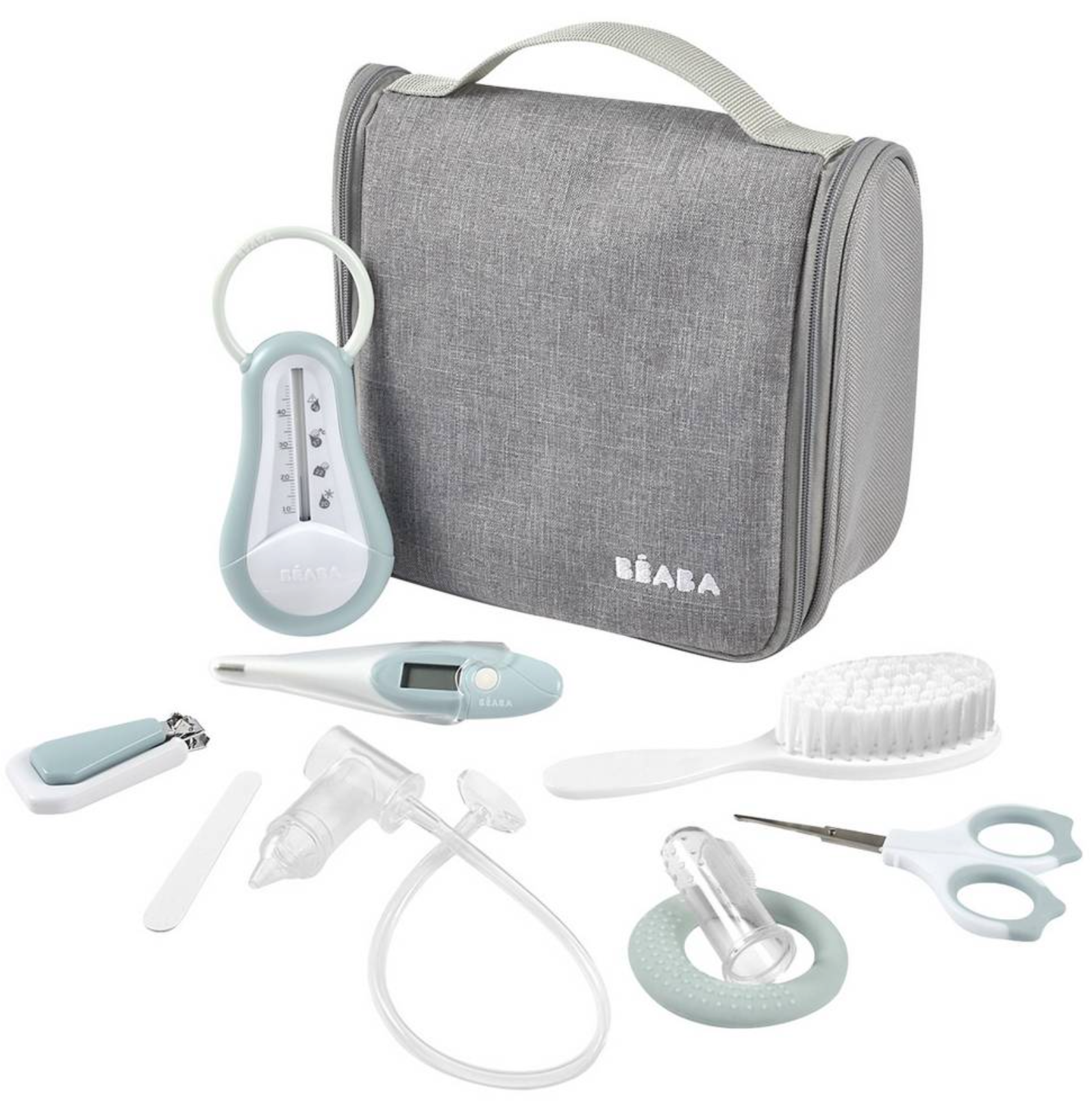 BEABA Hanging Toiletry Bag Kit - (Green Blue)